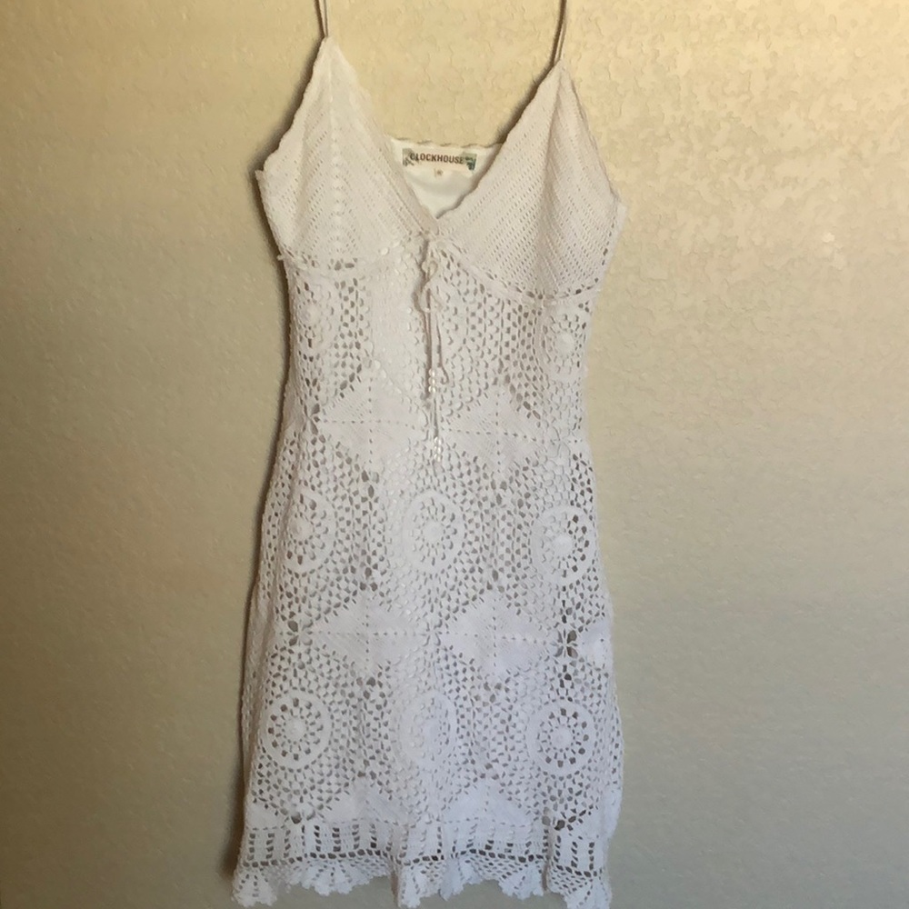 Spaghetti Strap Patterned Sun Dress - image 1